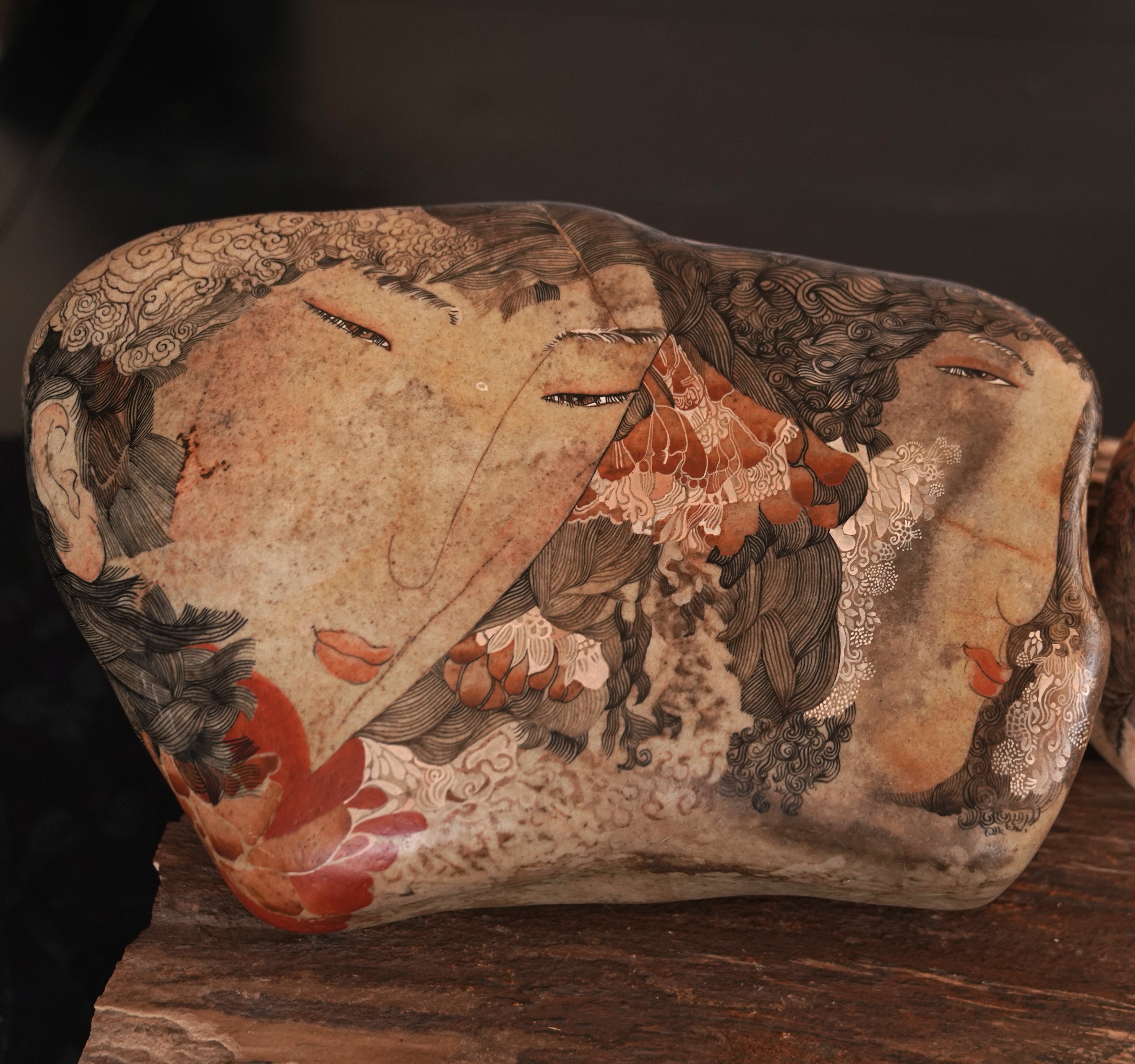 Hand-painted：Crabapple in bloom