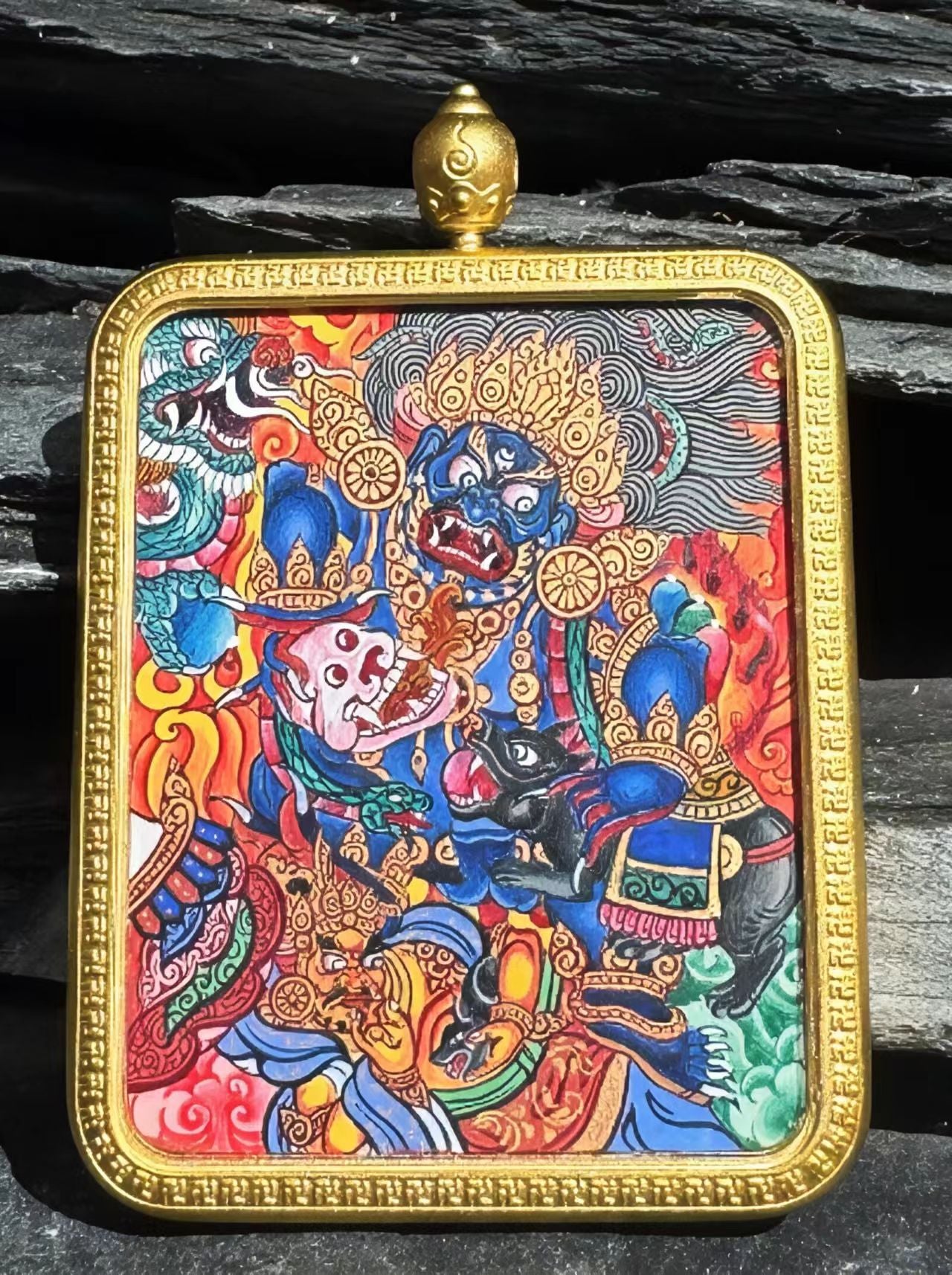 Black Jambhala-Attract Wealth, Trample Villains