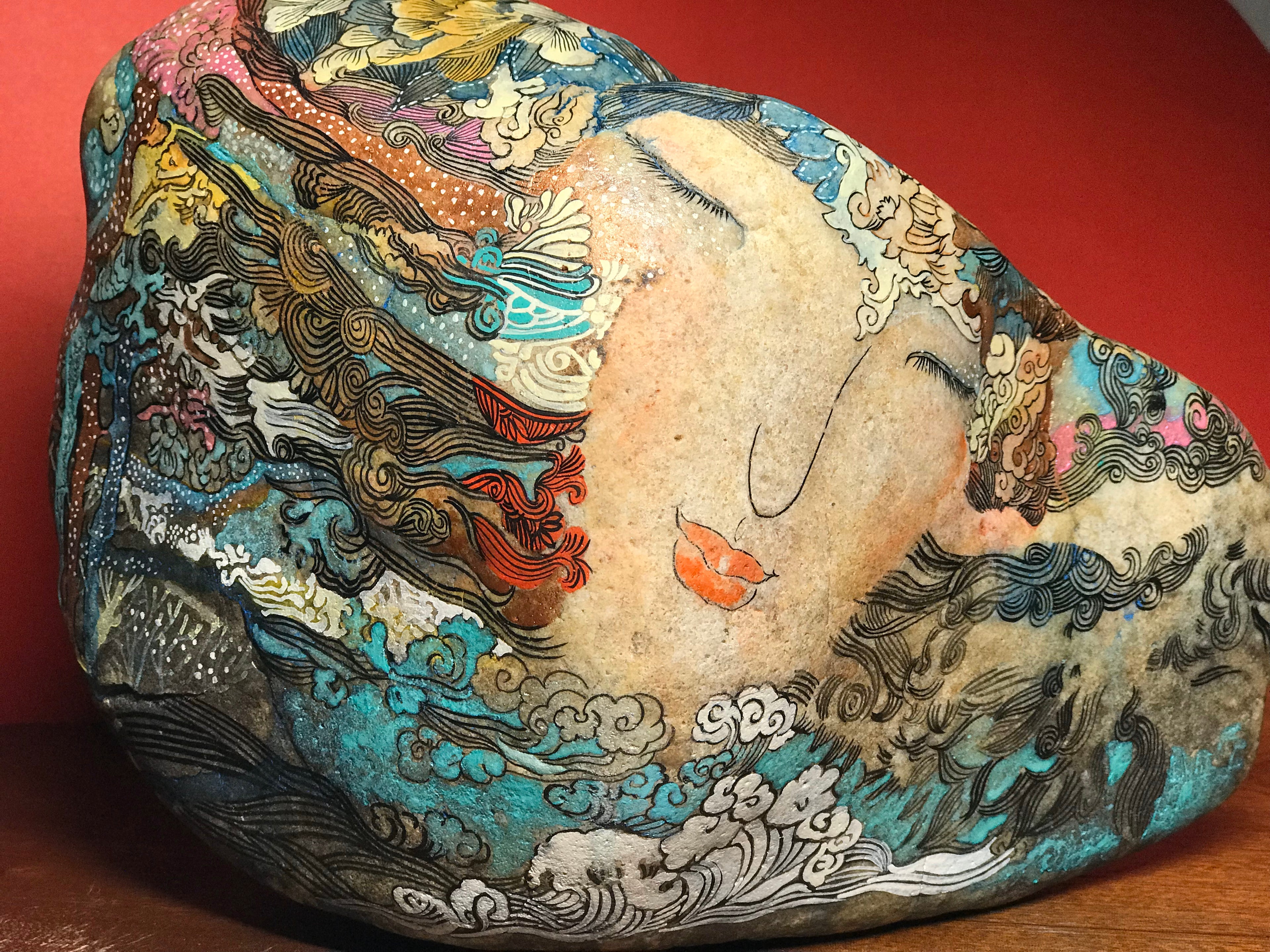 Hand-painted：Xihe, the Chinese Solar Goddess