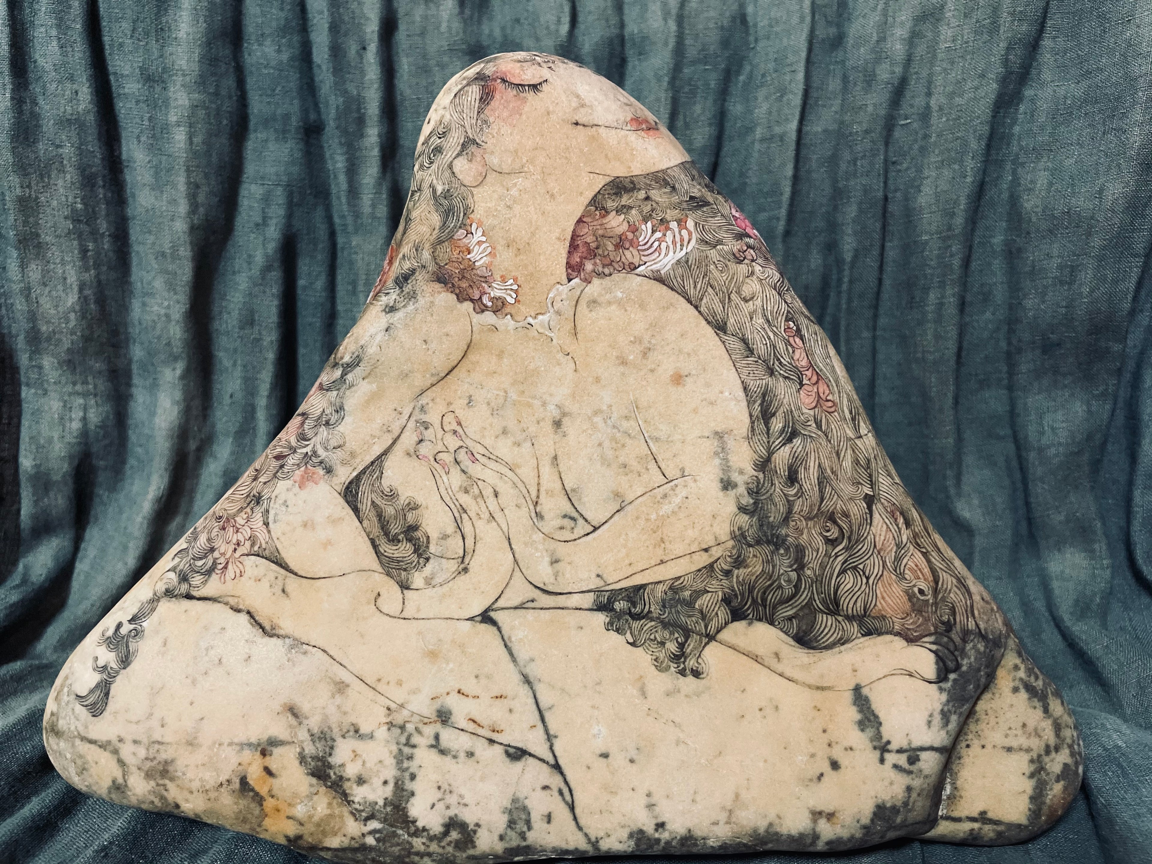 Hand-painted：At ease