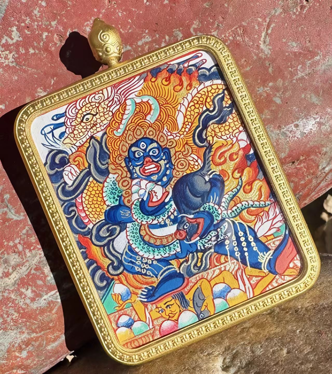 Black Jambhala-Attract Wealth, Trample Villains